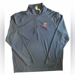 Clique Cleveland Guardians Men’s XL Navy 1/4 Zip Pullover